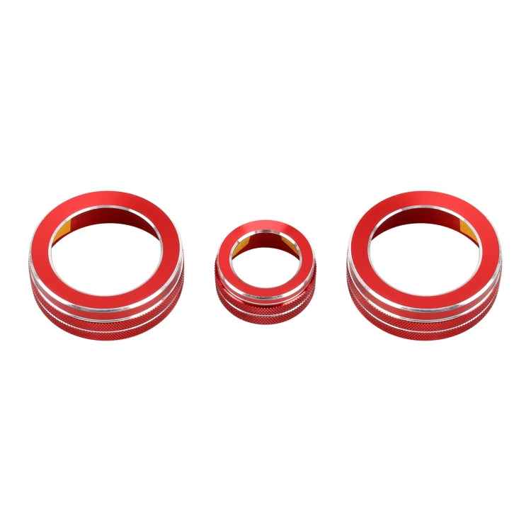 3 PCS Car Metal Air Conditioner Knob Case for Honda CR-V 2017