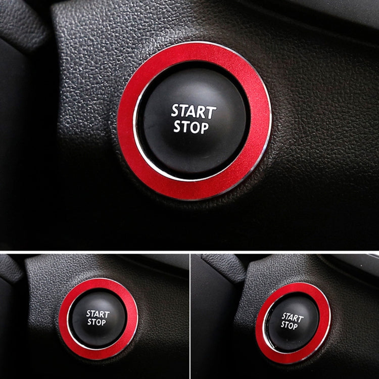 For Renault Metal Ignition Key Ring, Inside Diameter: 4.8cm, For Renault (Red), For Renault (Blue)