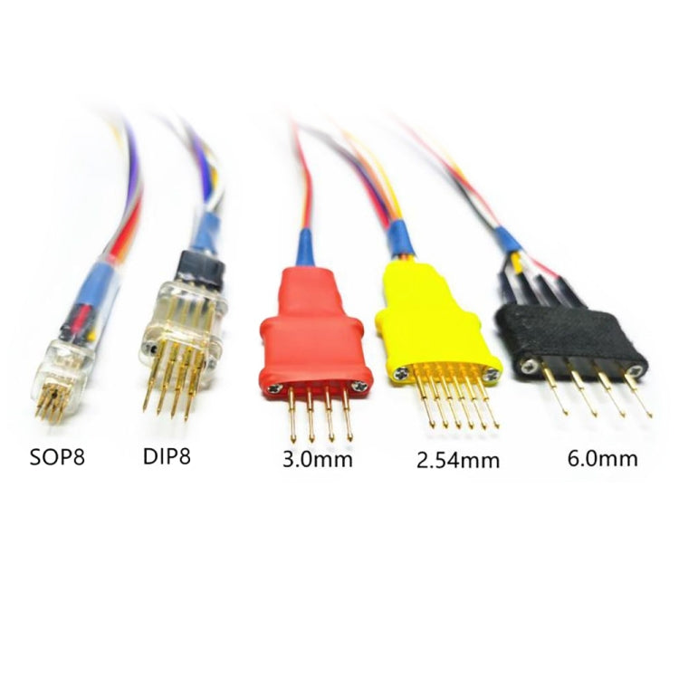 Adaptadores de sondas 9 en 1 para Iprog+ y Xprog-m para circuito integrado.