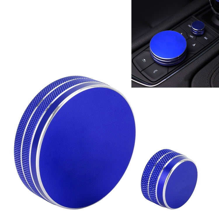 2 PCS Car Metal Central Control Knob Case for Cadillac, For Cadillac (Black), For Cadillac (Blue), For Cadillac (Red)