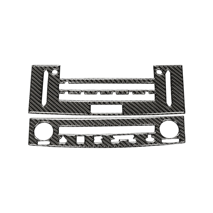 Car Carbon Fiber Air Conditioning CD Panel Decorative Sticker for Lexus IS250 2013-, Left Drive, Air Conditioning CD Panel