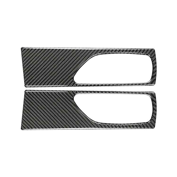 Car Carbon Fiber Rear Door Handle Decorative Sticker for Lexus IS250 2013-, Left Drive