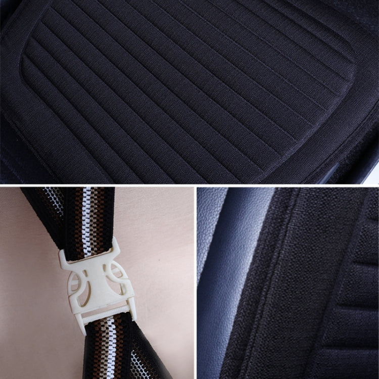 Car Four Seasons Linen Fabric Front Seat Cushion