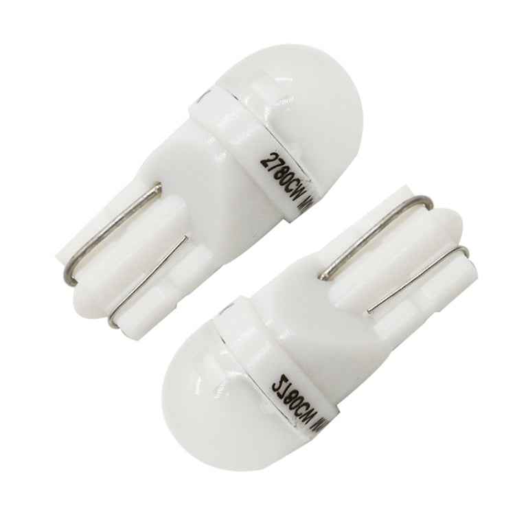 20 PCS T10 DC12V / 0.25W / 6500K / 20LM Car Round Head Plug-in Bubble Reading Light with 1LEDs SMD-3030 Lamps