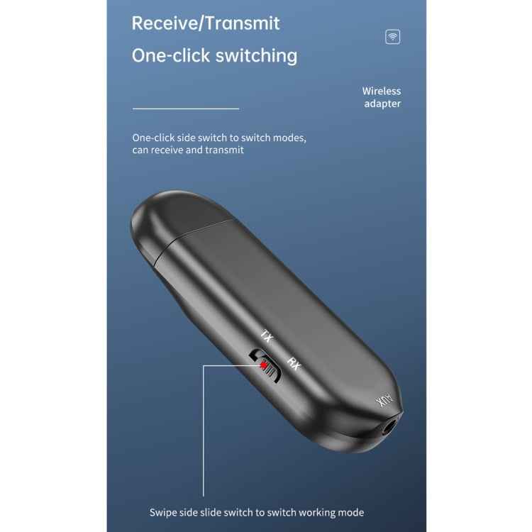 T-13 Bluetooth 5.0 LCD Digital Display Bluetooth Adapter Receiver Transmitter