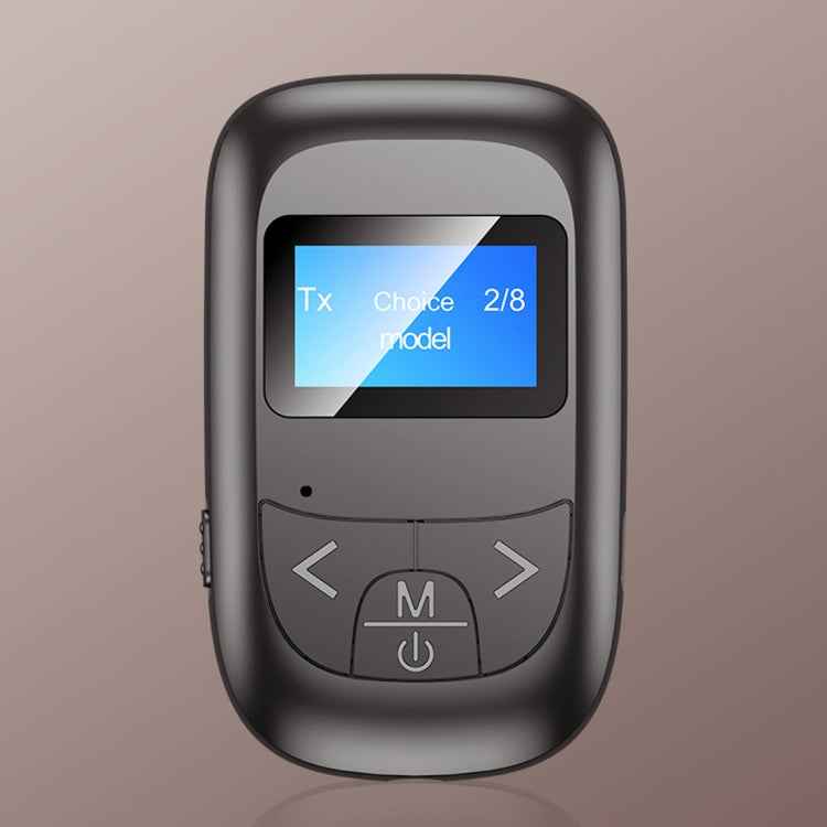 T-14 Bluetooth 5.0 2 In 1 LCD Digital Display Bluetooth Adapter Receiver Transmitter