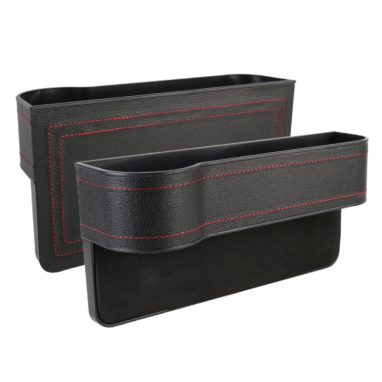 2 PCS Car Multi-functional Principal And Deputy Driver Seat Console Leather Box, Seat Console Leather Box (Brown), Seat Console Leather Box (Black), Seat Console Leather Box (Beige)