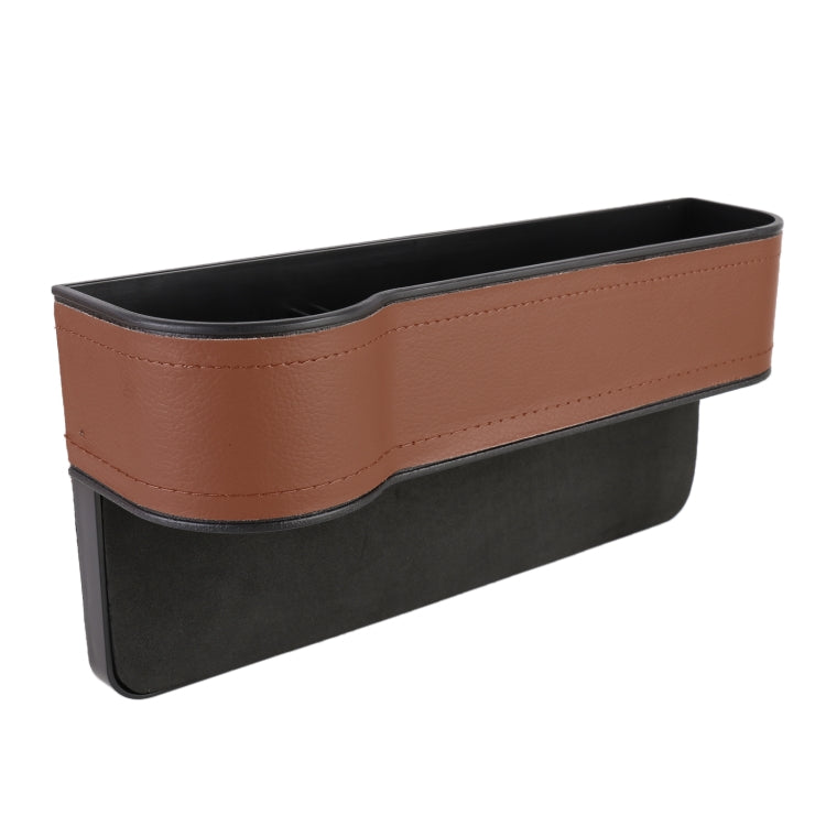 2 PCS Car Multi-functional Principal And Deputy Driver Seat Console Leather Box, Seat Console Leather Box (Brown), Seat Console Leather Box (Black), Seat Console Leather Box (Beige)