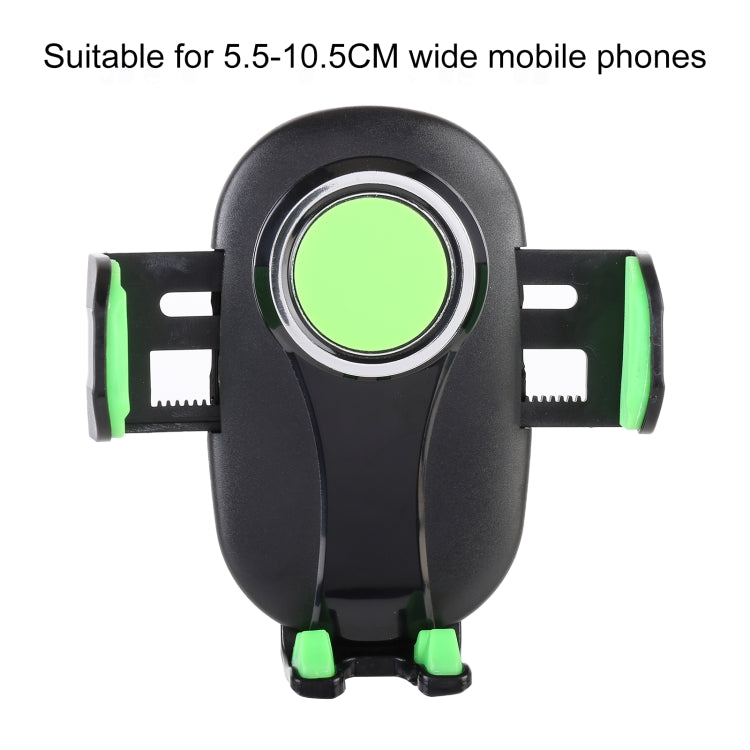 ZP-X0466 Car 360 Degree Rotating Telescopic Folding Round Suction Cup Mobile Phone Holder, ZP-X0466 (Green), ZP-X0466 (Grey)