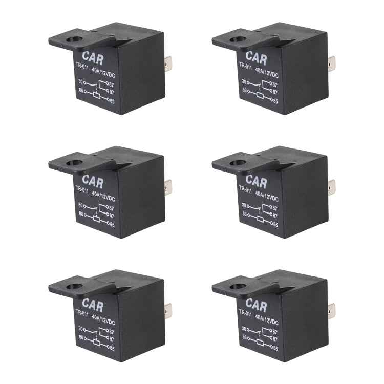 6 PCS TR-011 40A 4P Car Relay