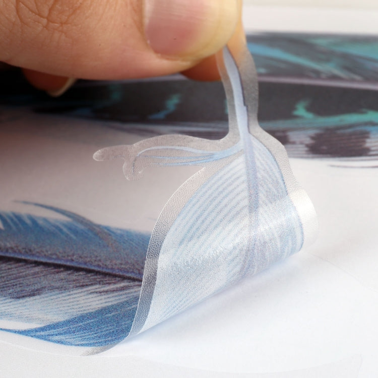 Feather Car Body Random Stickers, Pattern 5, Pattern 5