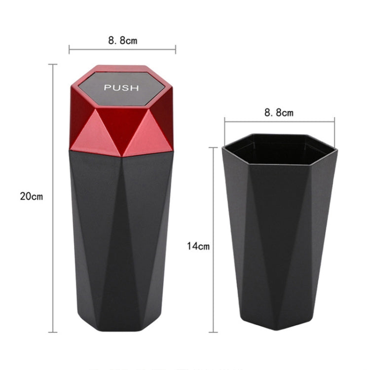 Car Mini Trash Can Desktop Storage Box