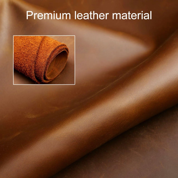 Hallmo Car Cowhide Leather Key Protective Cover Key Case for LEADING IDEAL One