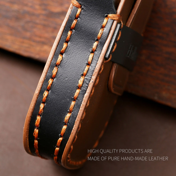 Hallmo Car Cowhide Leather Key Protective Cover Key Case for Subaru Forester, For Subaru Forester