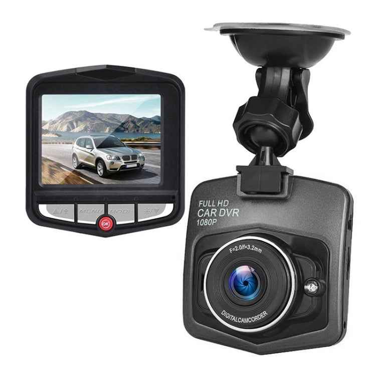 2.4 inch Car 480P Single Recording Shield Driving Recorder DVR Support Parking Monitoring / Loop Recording (Black)