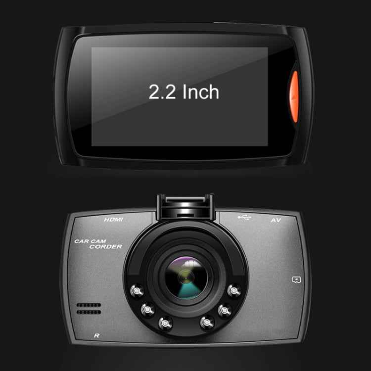 G30 2.2 inch Car 480P Single Recording Driving Recorder DVR Support Parking Monitoring / Loop Recording