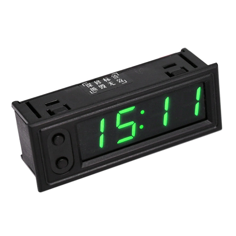 3 in 1 Car High-precision Electronic LED Luminous Clock + Thermometer + Voltmeter, 3 in 1 Red, 3 in 1 Green, 3 in 1 Blue