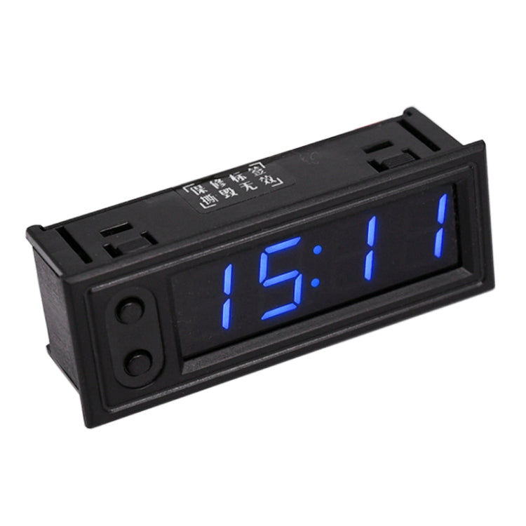 3 in 1 Car High-precision Electronic LED Luminous Clock + Thermometer + Voltmeter, 3 in 1 Red, 3 in 1 Green, 3 in 1 Blue
