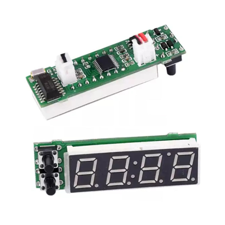 3 in 1 Car High-precision Electronic LED Luminous Clock + Thermometer + Voltmeter, 3 in 1 Red, 3 in 1 Green, 3 in 1 Blue
