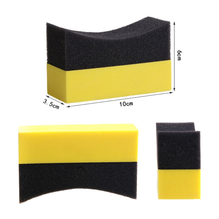 R-10356 Multifunctional Anti-dead Corner EVA Car Cleaning Sponge, 20 PCS Anti-dead Corner EVA Sponge