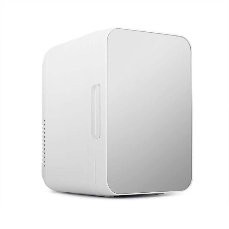 8L 37-48W Tempered Glass Panel Car / Home Mini Refrigerator US Plug, 8L US Plug(Silver), 8L US Plug(Gold)