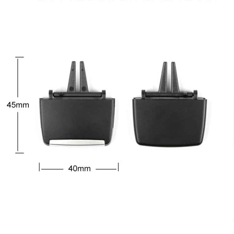 Car Front Air Conditioning Exhaust Switch Paddle Air Conditioning Leaf Clip for BMW X5 / X6, Left and Right Drive Universal