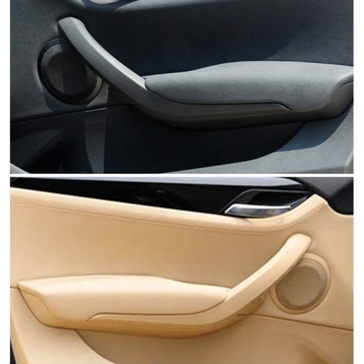 Car Right Side Inner Door Handle for BMW X1 2009-2015, Left and Right Drive Universal, Right Side (Black), Right Side (Beige)