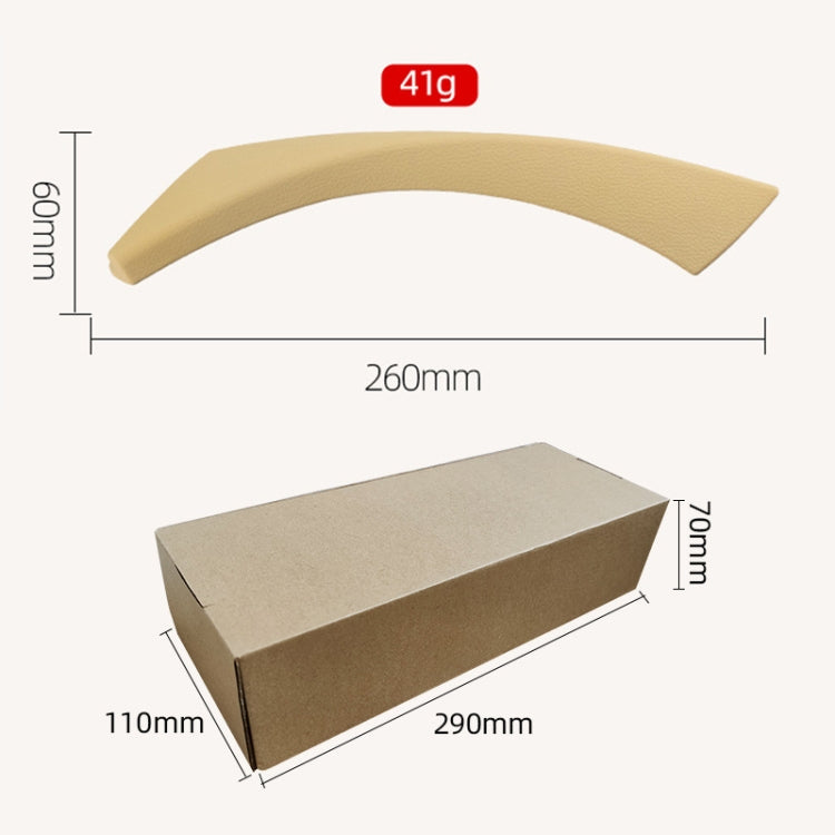 Car Left Side Door Outside Cover for BMW E90 2005-2012, Left and Right Drive Universal, Left Cover (Beige), Left Cover (Black), Left Cover (Grey)