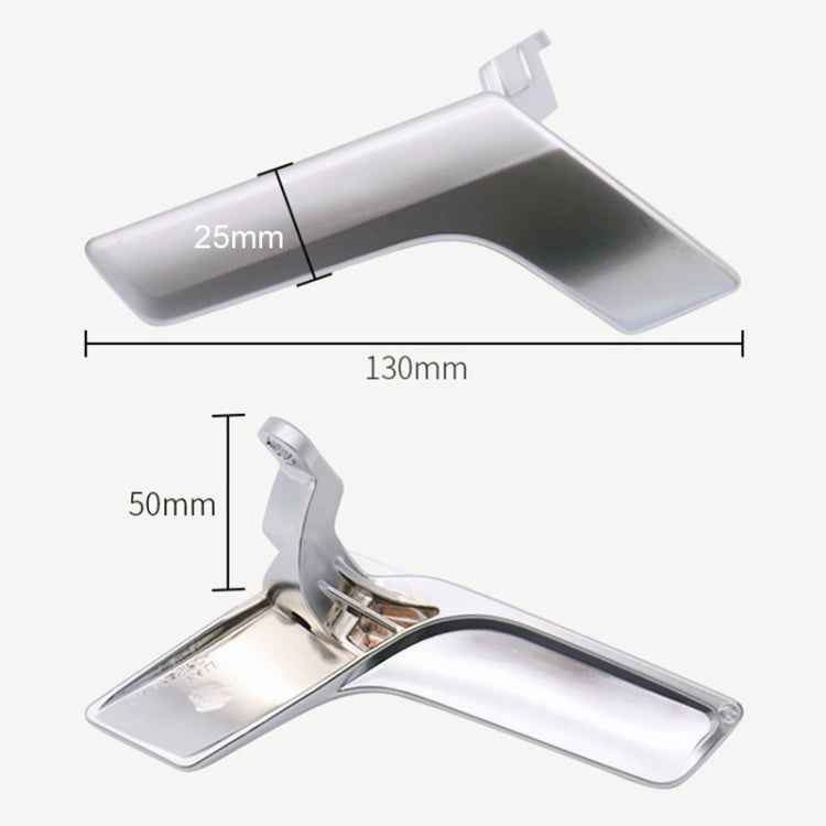 Car Left Side Electroplating Matte Inner Door Handle for Mercedes-Benz C Class W204 / X204 2008-2015, Left and Right Drive Universal