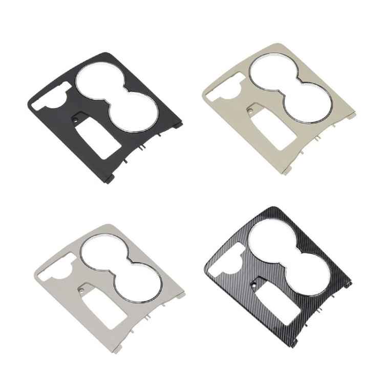 Car Carbon Fiber Central Control Storage Box Round Cover 2046800107 for Mercedes-Benz C-Class W204 2007-2014, Left Driving