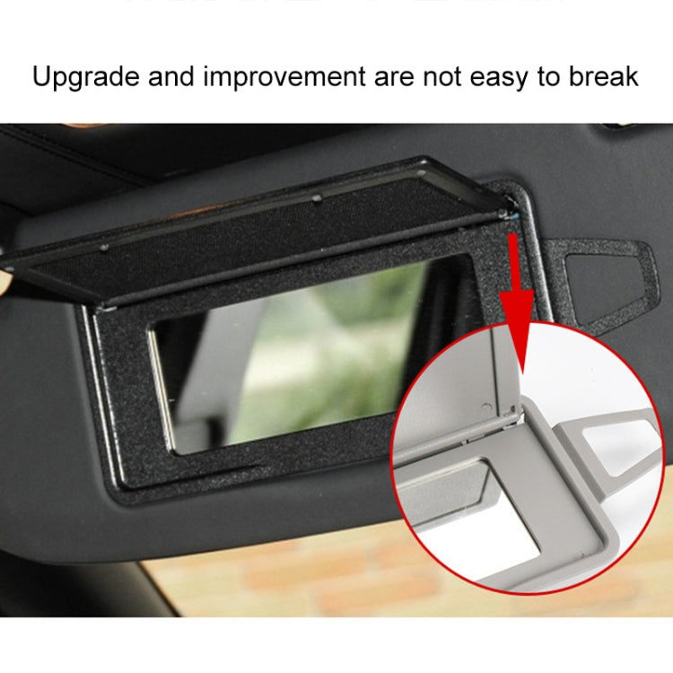 Car Front Row Left Sun Visor Makeup Mirror for Mercedes-Benz S Class W220 1998-2005, Left and Right Drive Universal, Left (Black), Left (Grey), Left (Beige)