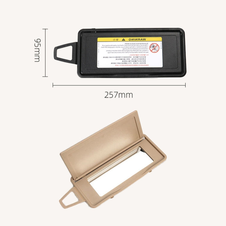 Car Front Row Right Sun Visor Makeup Mirror for Mercedes-Benz S Class W220 1998-2005, Left and Right Drive Universal