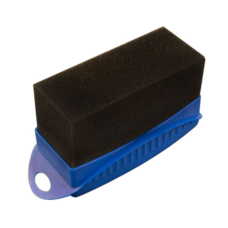 FJYS-01 Car Tires Polishing Waxing Oiling Sponge Brush with Cover, Size: 12x5.5x7cm, Random Color Delivery
