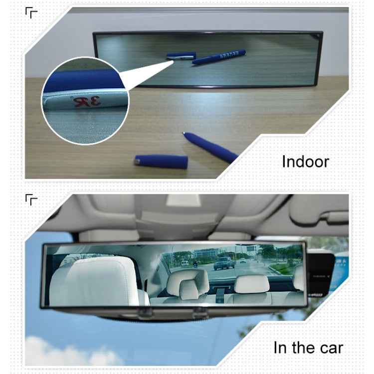3R-282 Car Rearview Auxiliary White Mirror