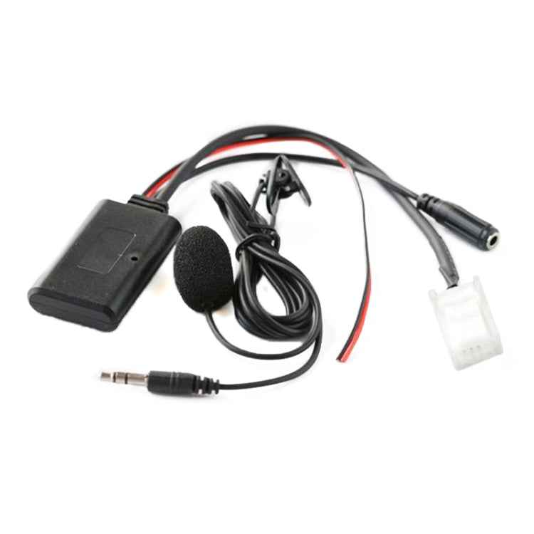 Car Wireless Audio Adapter Cable Bluetooth Music AUX Receiver + MIC Phone Function for Mazda 5 8 CX9 CX7