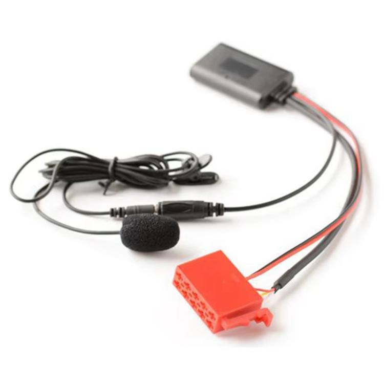 Car AUX Bluetooth Audio Cable Wiring Harness + MIC for Mercedes-Benz Special by abaecker BE2210/BE1650, For Mercedes-Benz Special by abaecker BE2210/BE1650