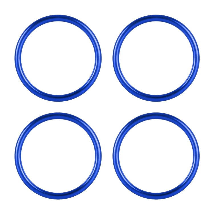 4 PCS / Set Air Conditioning Vent Metal Decorative Ring for Audi A1, For Audi A1