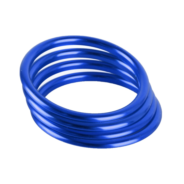 4 PCS / Set Air Conditioning Vent Metal Decorative Ring for Audi A1, For Audi A1