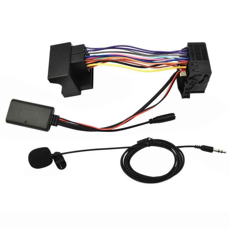 Car AUX Bluetooth Audio Cable + MIC for BMW E60, For BMW E60(MIC)