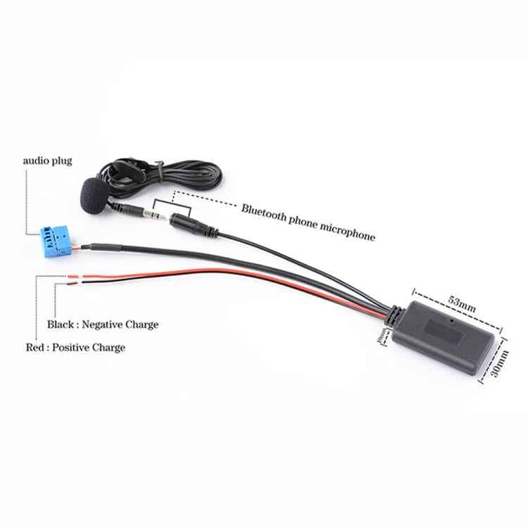 Car AUX Bluetooth Audio Cable + MIC for BMW E60, For BMW E60(MIC)