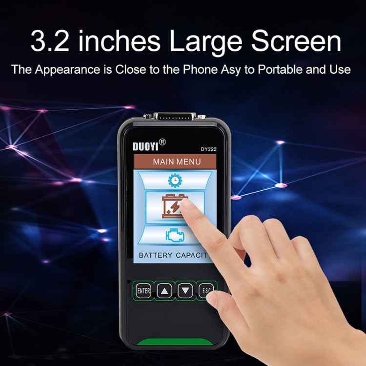 DUOYI DY222 Car 12V / 24V Battery Tester