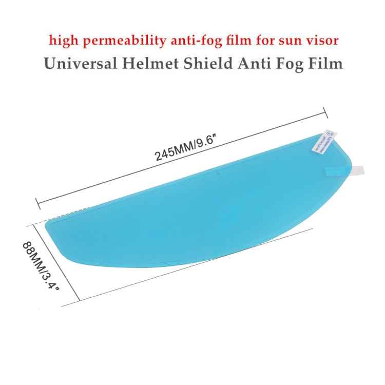 MB-HS001 Motorcycle Helmet Shield Sunshade Mirror High Permeability Rainproof Film