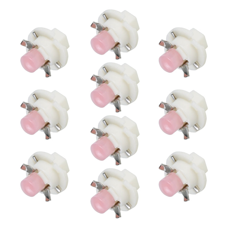 10 PCS B8.4 0.2W DC12V Wedge Instrument Panel COB LED Light Dashboard Gauge Cluster Indicator Lamp Bulb, B8.4 (Pink Light), B8.4 (Green Light), B8.4 (Red Light), B8.4 (White Light), B8.4 (Yellow Light)