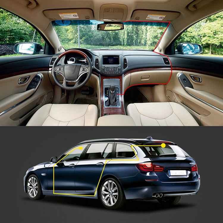 VS6 Car 4.3-inch Dual-lens HD Night Vision Driving Recorder Support Parking Monitoring / Motion Detection