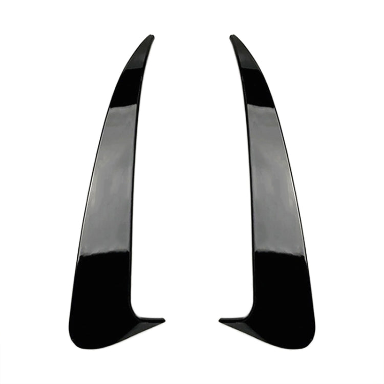 Car Rear Bumper Air Outlet Wind Knife Blade Decoration Sticker Strip for Mercedes-Benz C Class W205, Rear Wind Knife For Mercedes-Benz C Class(Black), Rear Wind Knife For Mercedes-Benz C Class(Carbon Fiber Black)