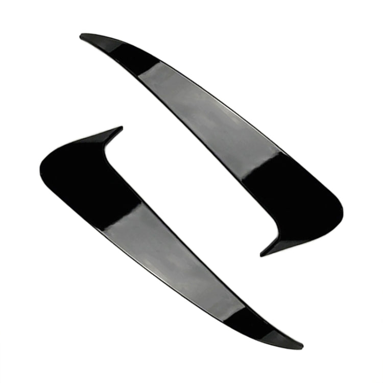 Car Rear Bumper Air Outlet Wind Knife Blade Decoration Sticker Strip for Mercedes-Benz C Class W205, Rear Wind Knife For Mercedes-Benz C Class(Black), Rear Wind Knife For Mercedes-Benz C Class(Carbon Fiber Black)