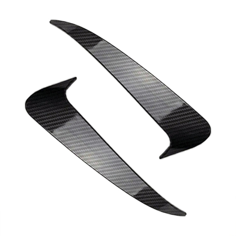Car Rear Bumper Air Outlet Wind Knife Blade Decoration Sticker Strip for Mercedes-Benz C Class W205, Rear Wind Knife For Mercedes-Benz C Class(Black), Rear Wind Knife For Mercedes-Benz C Class(Carbon Fiber Black)