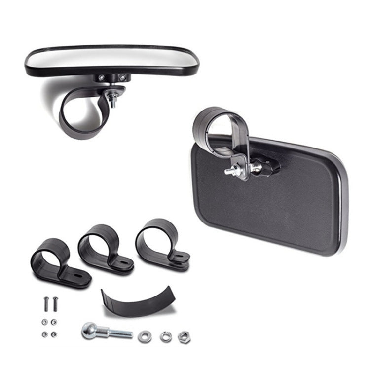 Universal For All-terrain Vehicles Central Rearview Mirror Side Mirror Combination Set For UTV / ATV, Side Mirror Combination Set