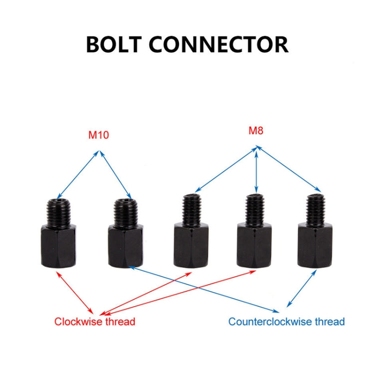 Paire de rétroviseurs réfléchissants pour VTT à quatre roues, ZF001-185B