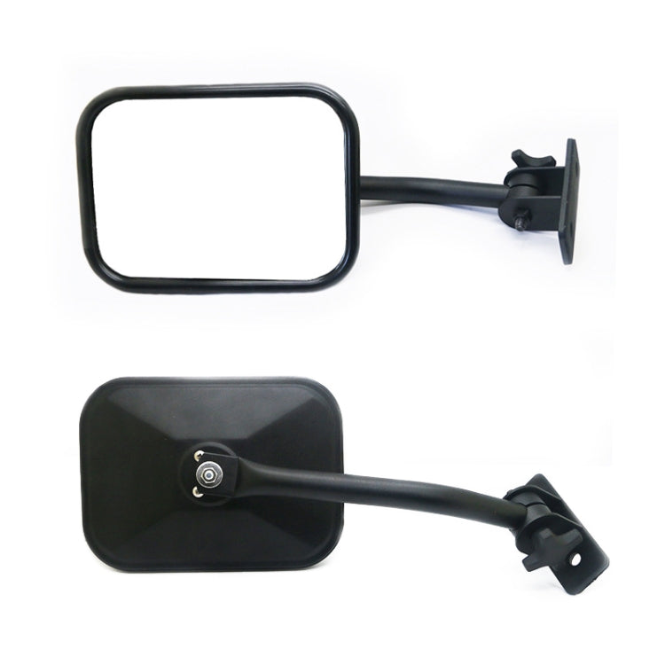 SF-JP-003 Pair Car Side Door Rearview Mirror Adjustable Shape Angle Lens Blind Spot Exterior Mirror for Jeep Wrangler, SF-JP-003